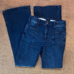 Anthropologie Dark Blue Flare Jeans